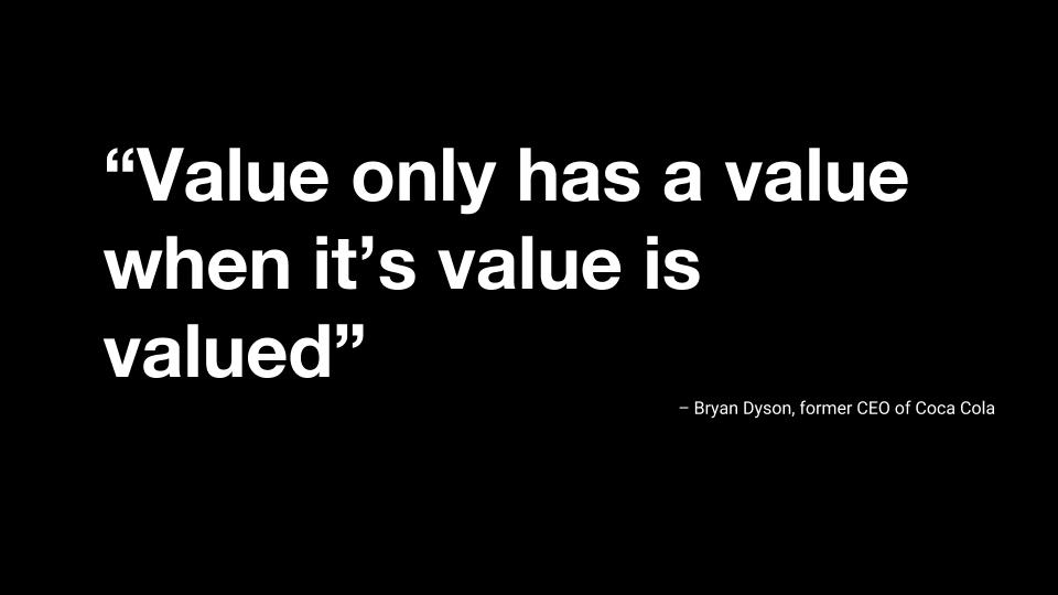 Value only has a value when it's value is valued